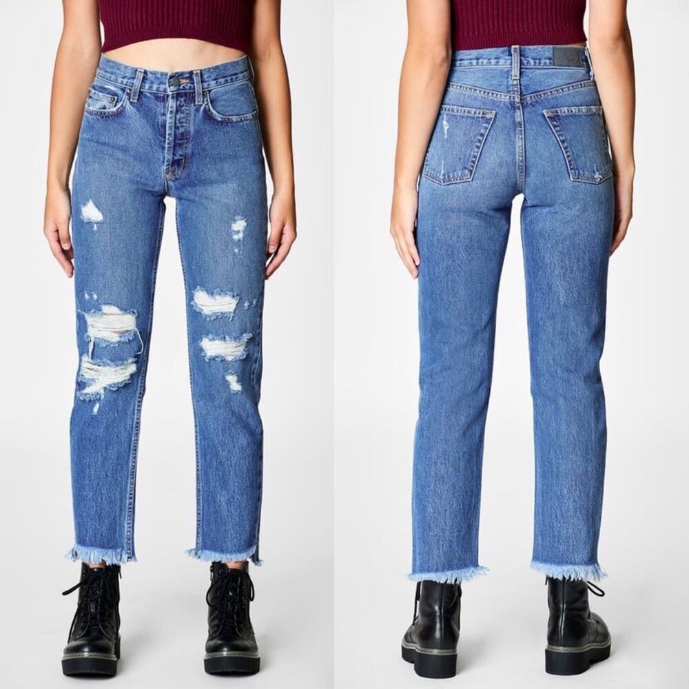 Carmar Emelia High Rise Straight Leg Jean